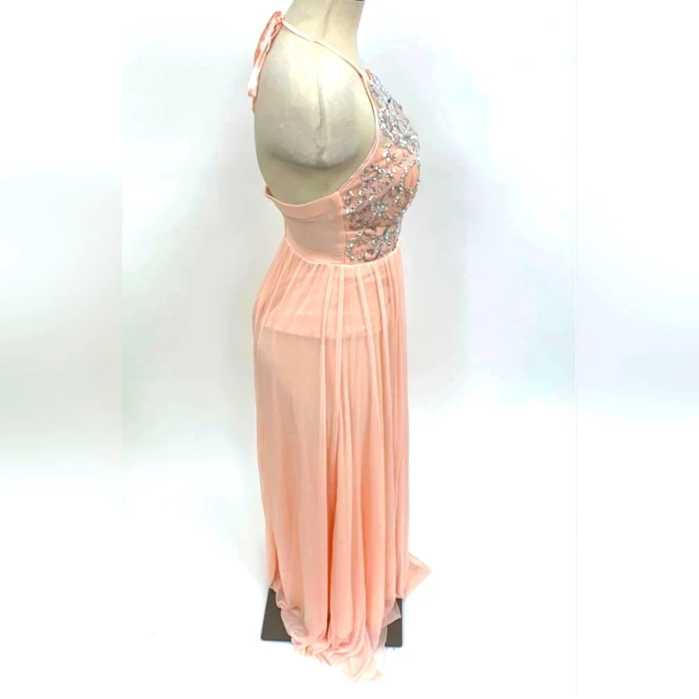BNWT WINDSOR FORMAL Elegant Pink Embellished Dress - Picture 4 of 4
